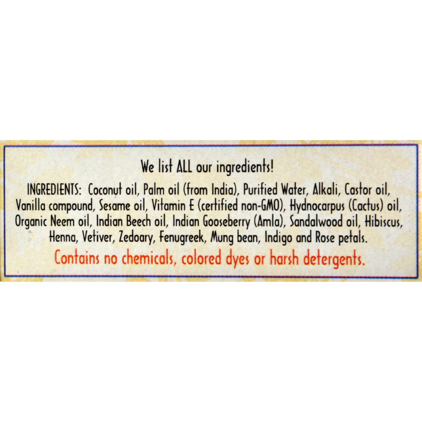 Auromere Bar Soap - Ayurvedic - Vanilla Neem - 2.75 oz