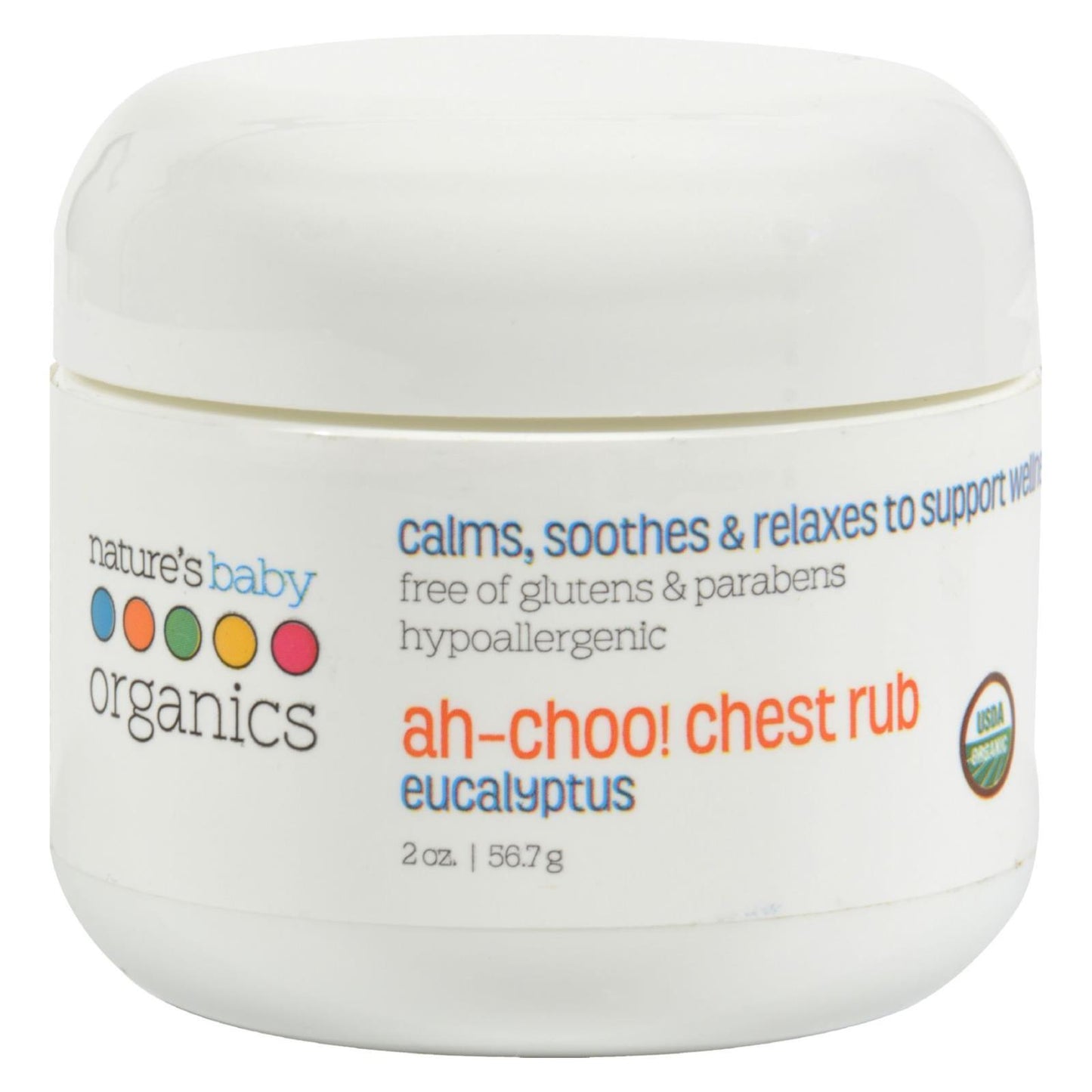 Nature's Baby Organics Ah-Choo Chest Rub Eucalyptus - 2 oz