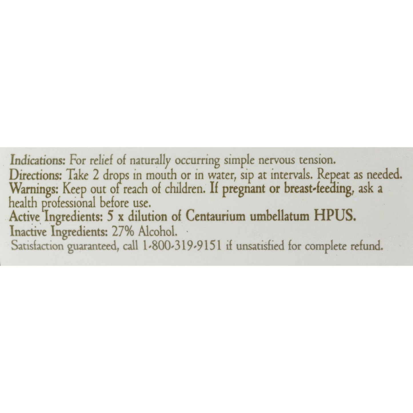 Bach Flower Remedies Essence Centaury - 0.7 fl oz