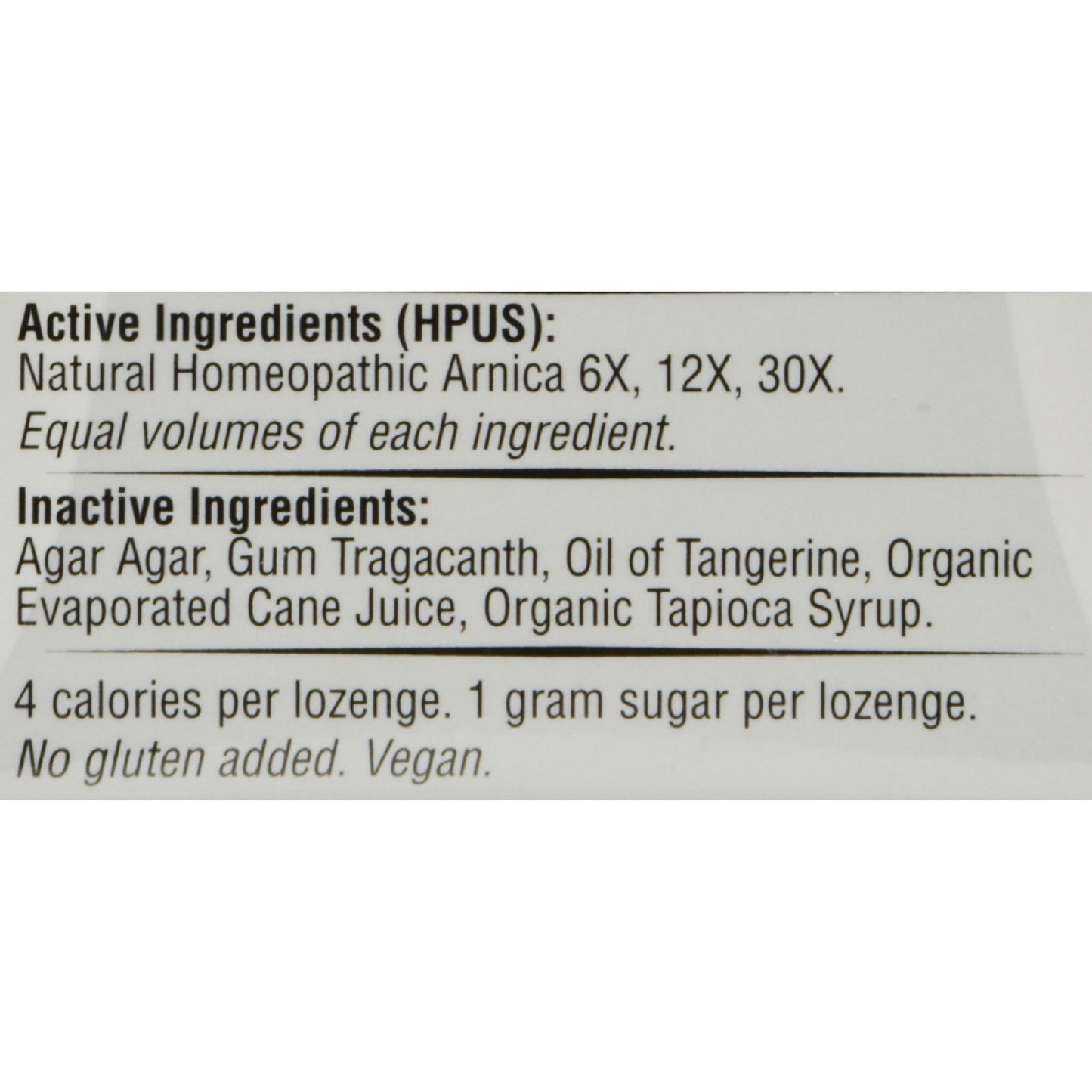 Historical Remedies Homeopathic Arnica Drops Repair and Relief Lozenges - Case of 12 - 30 Lozenges
