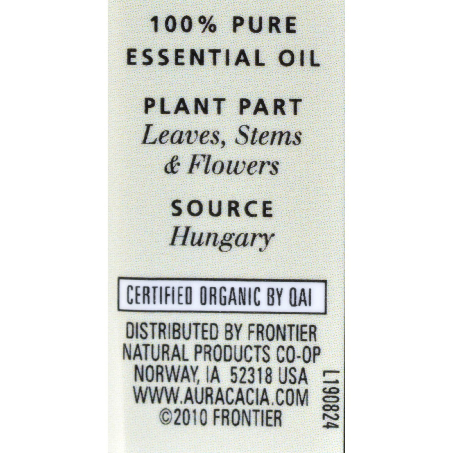 Aura Cacia - Organic Oregano - .25 oz