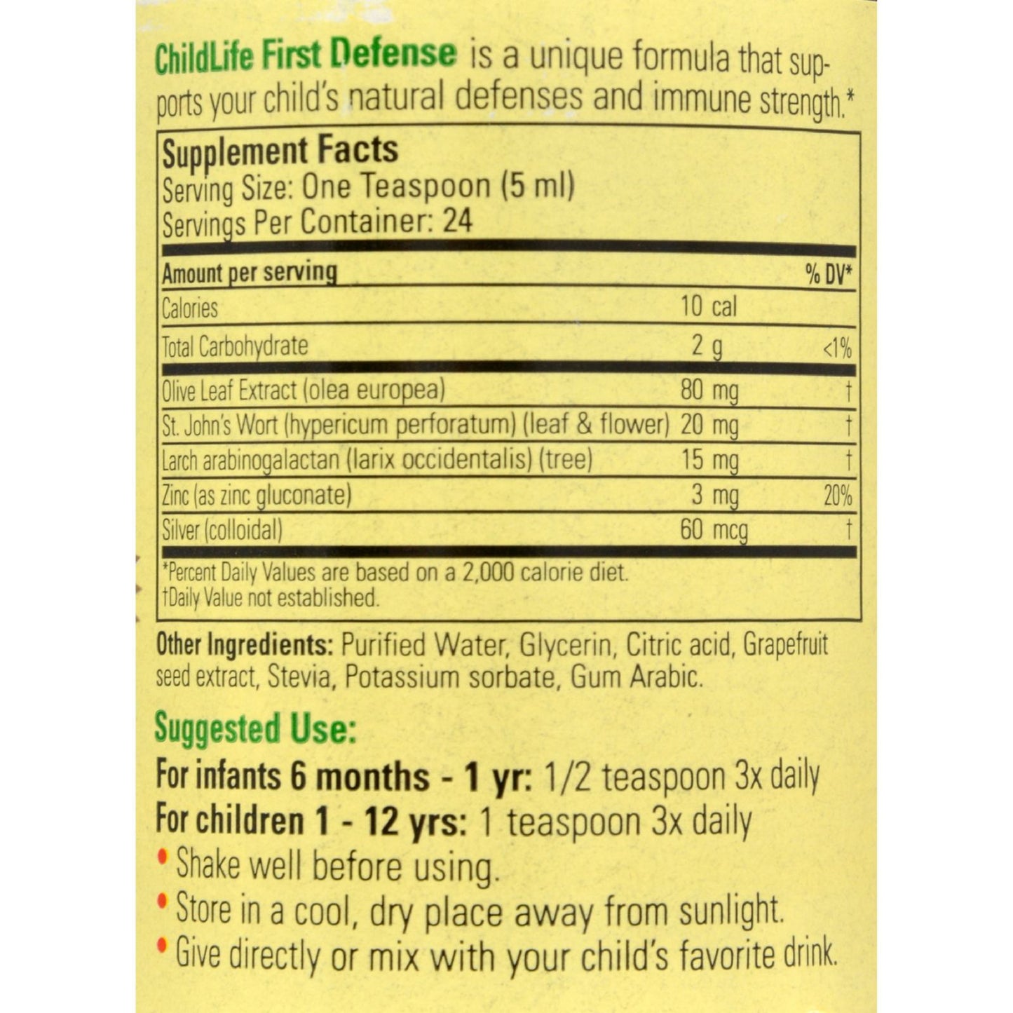 Childlife First Defense - 4 fl oz