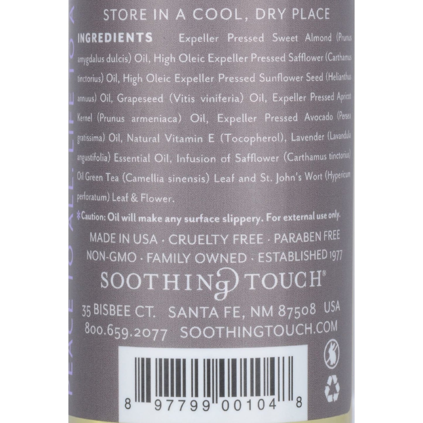 Soothing Touch Bath and Body Oil - Lavender - 8 oz