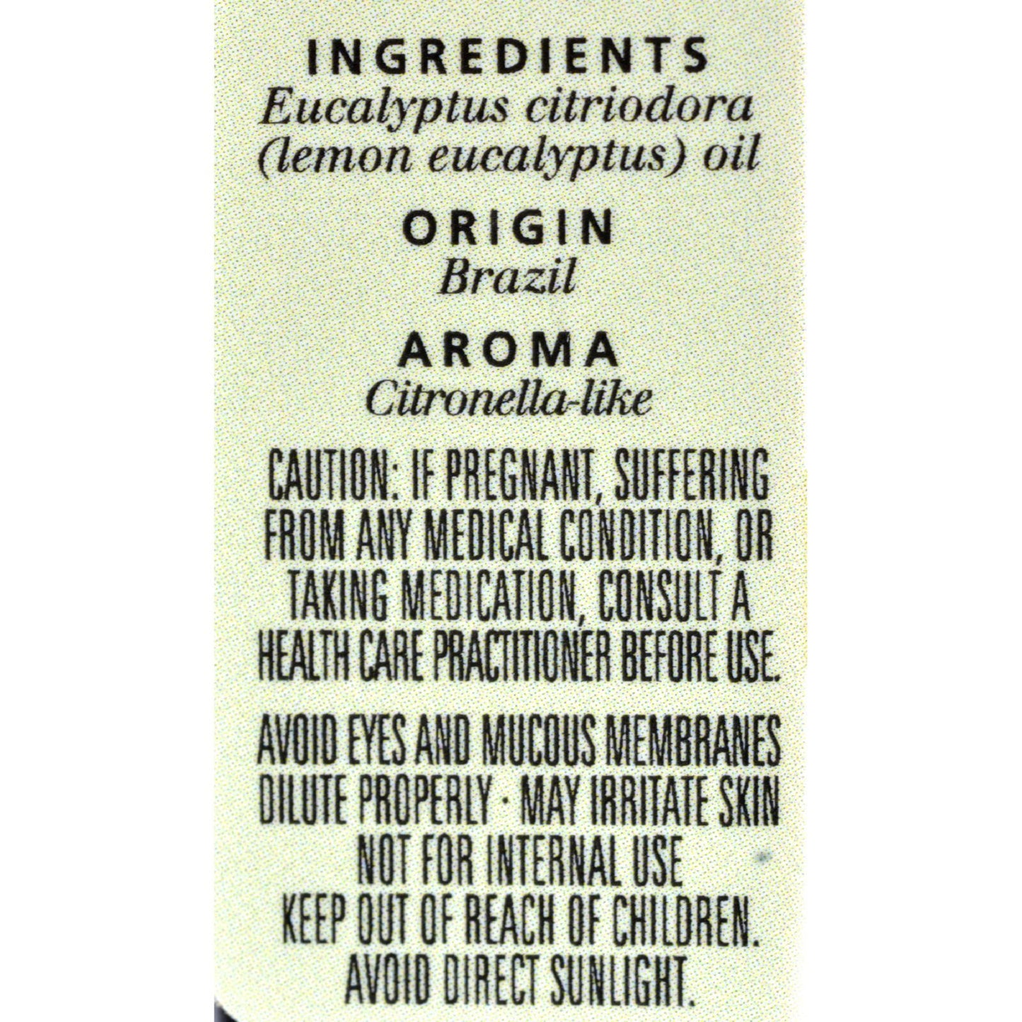 Aura Cacia - 100% Pure Essential Oil Lemon Eucalyptus - 0.5 fl oz