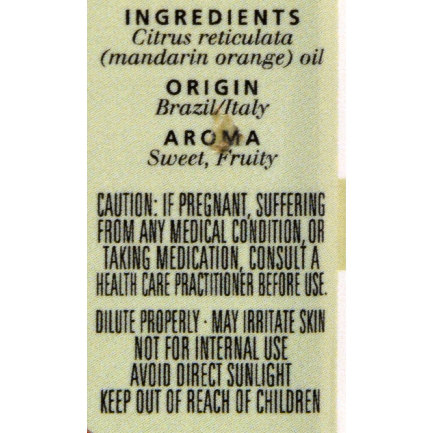 Aura Cacia - 100% Pure Essential Oil Mandarin Orange - 0.5 fl oz