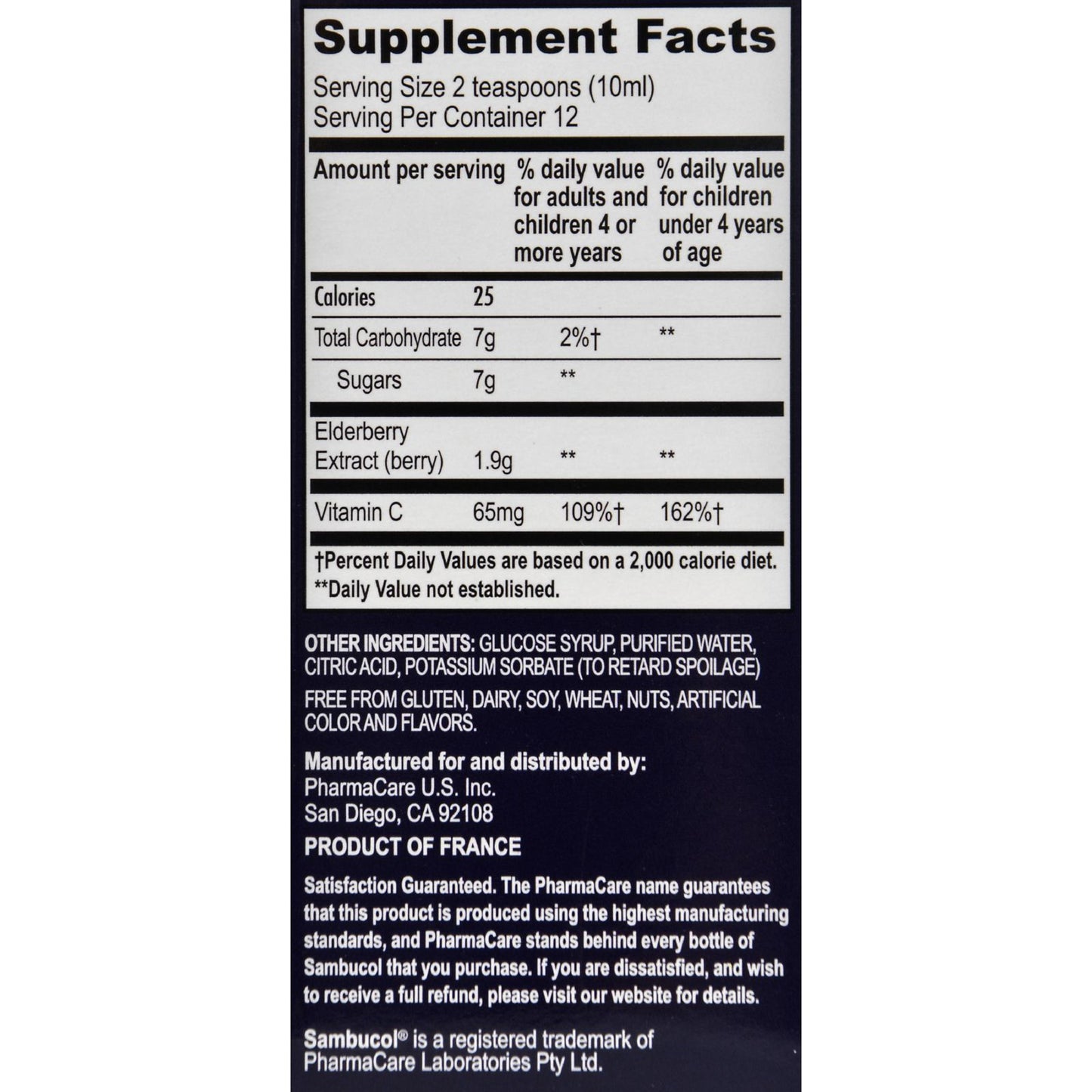 Sambucol - Black Elderberry Liquid For Kids - 4 fl oz