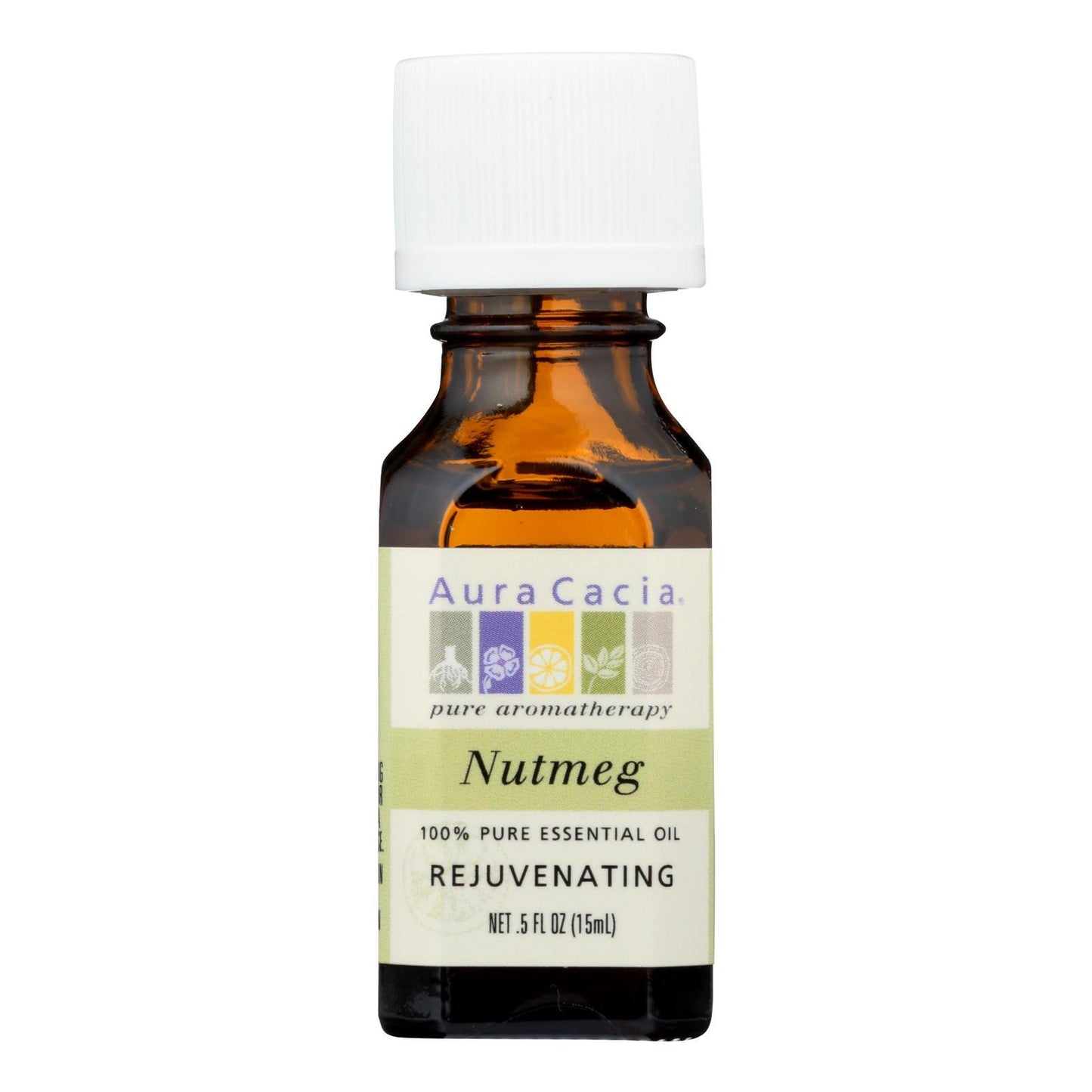 Aura Cacia - Pure Essential Oil Nutmeg - 0.5 fl oz