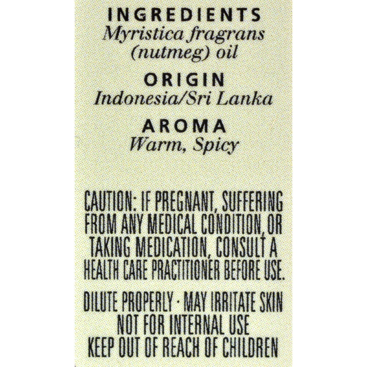 Aura Cacia - Pure Essential Oil Nutmeg - 0.5 fl oz
