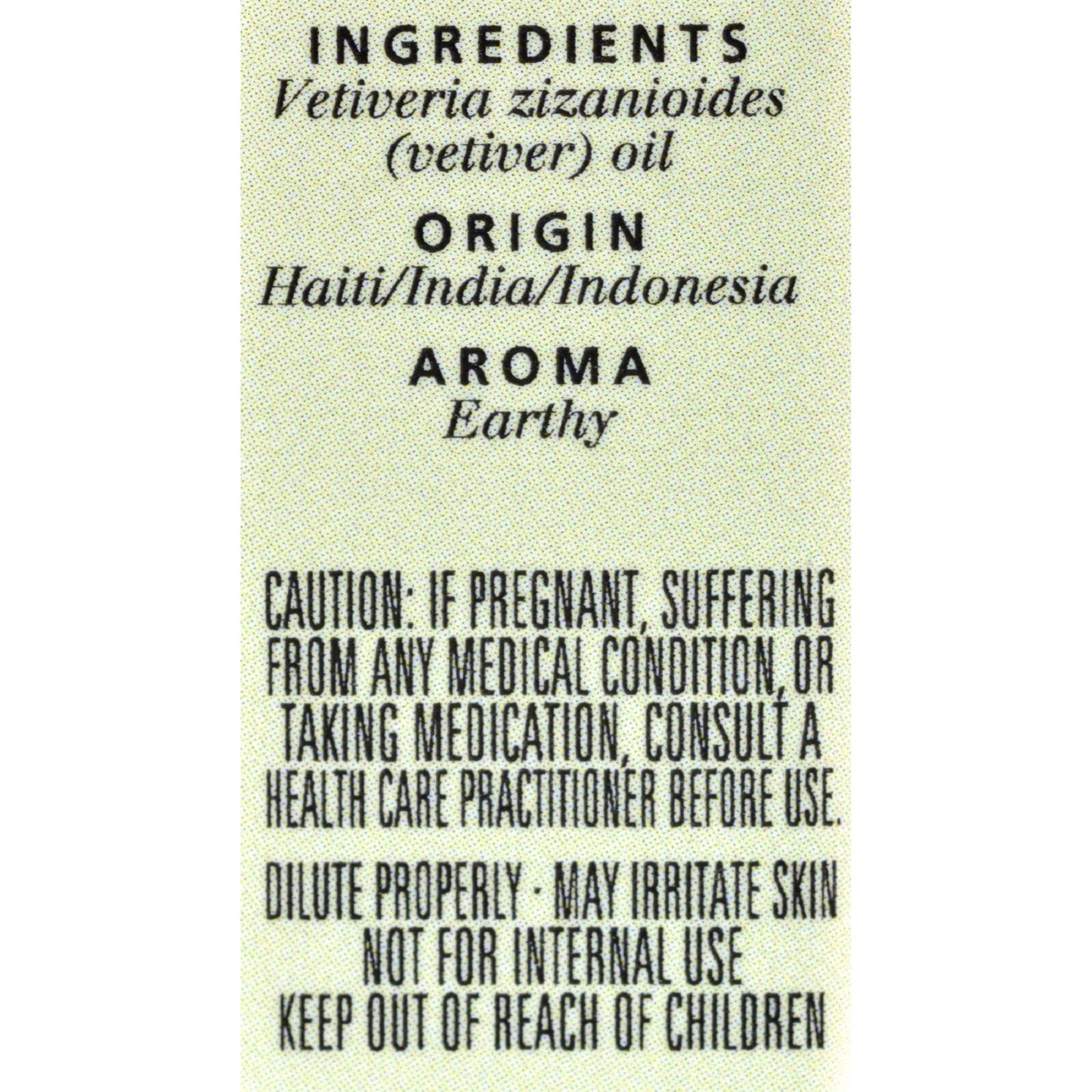 Aura Cacia - Pure Essential Oil Vetiver - 0.5 fl oz