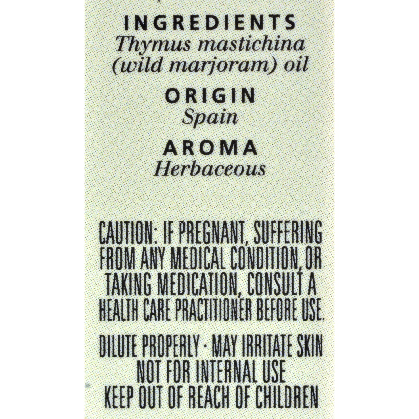 Aura Cacia - Pure Essential Oil Wild Marjoram - 0.5 fl oz