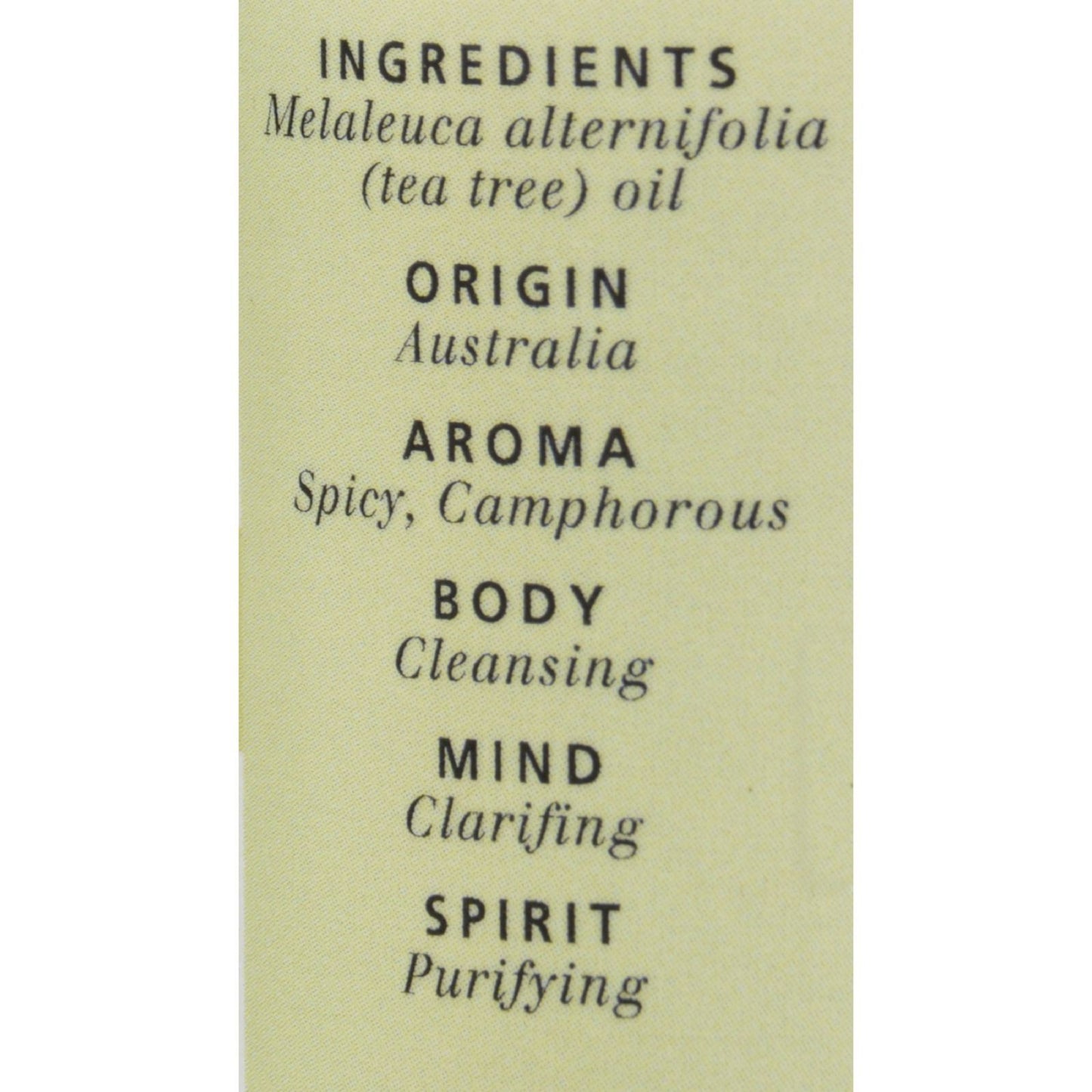 Aura Cacia - 100% Pure Essential Oil Tea Tree Cleansing - 2 oz