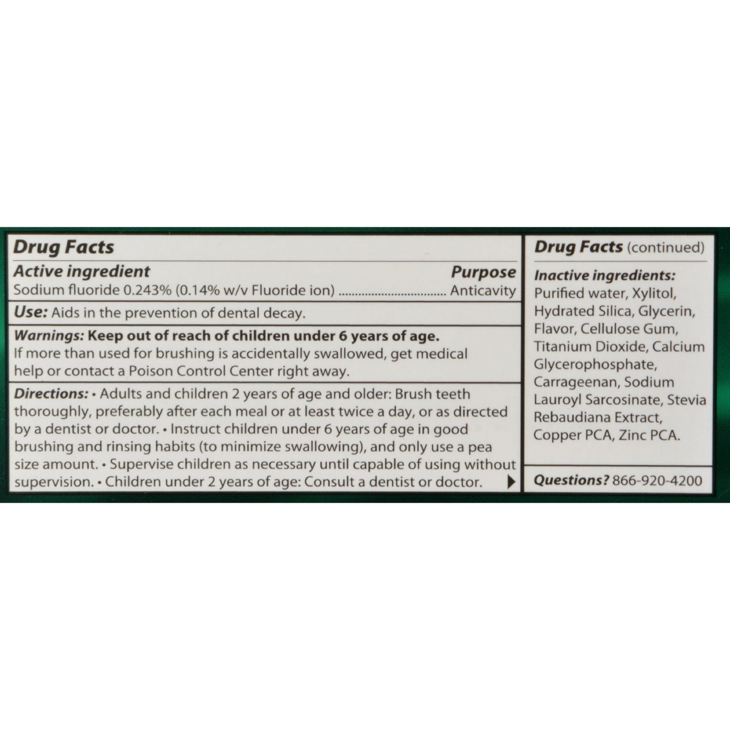 Epic Dental - Xylitol Toothpaste with Fluoride - Spearmint - 4.9 oz