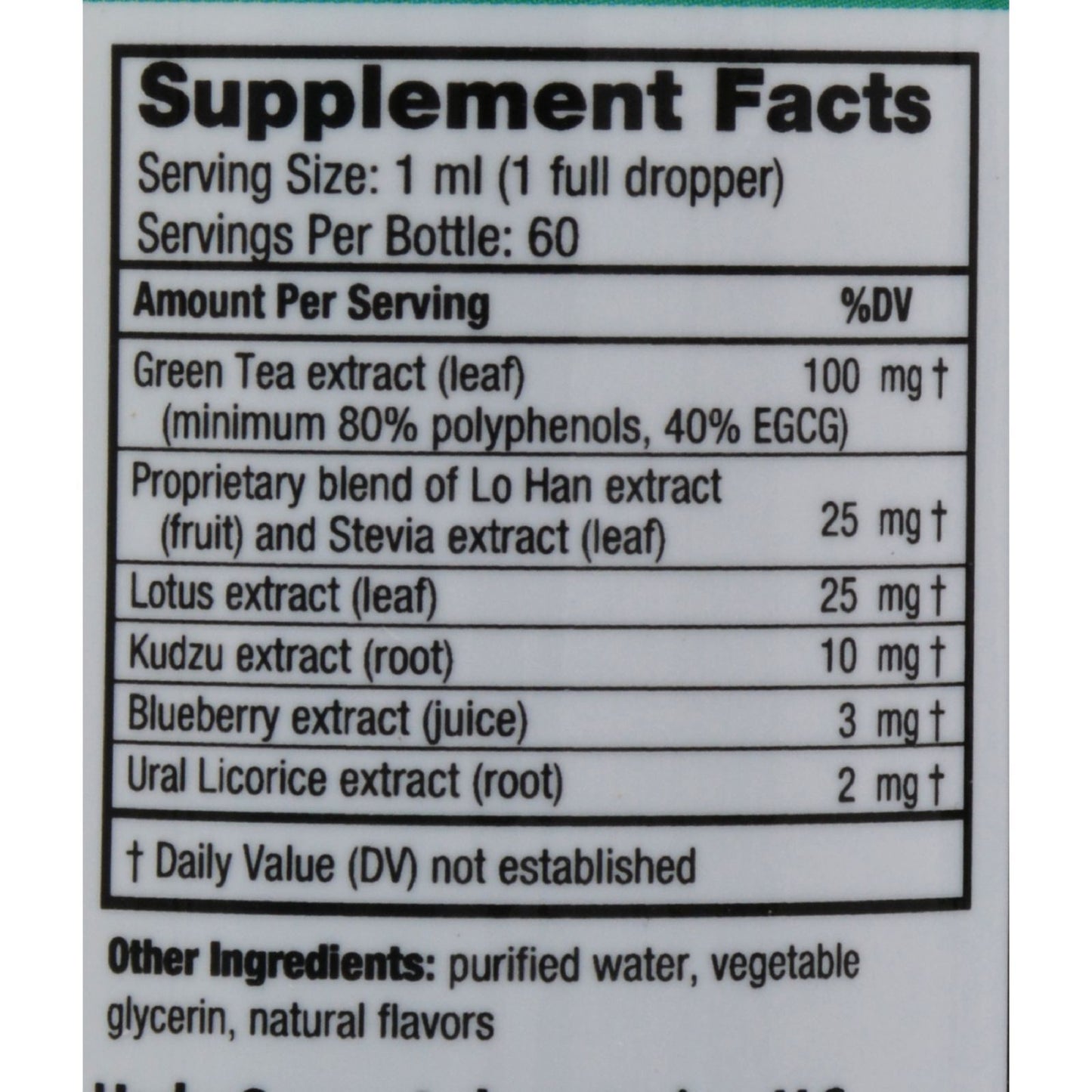 Herbasway Laboratories HerbaGreen Tea Raspberry Lime - 2 fl oz
