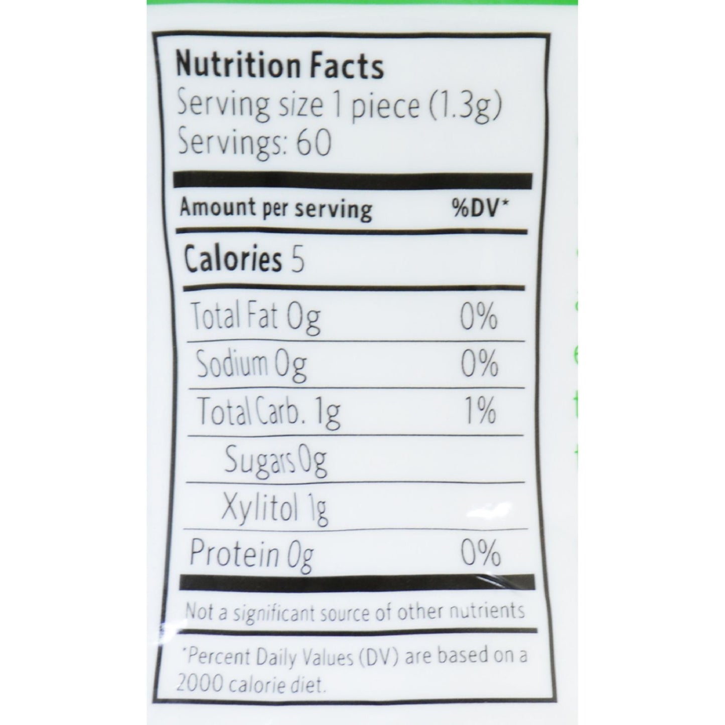 XyliChew Chewing Gum - Sugar Free Spearmint - 60 Piece Jar - Case of 4
