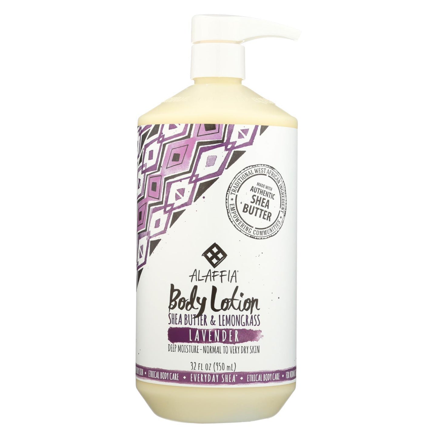 Alaffia - Everyday Lotion - Lavender - 32 oz.
