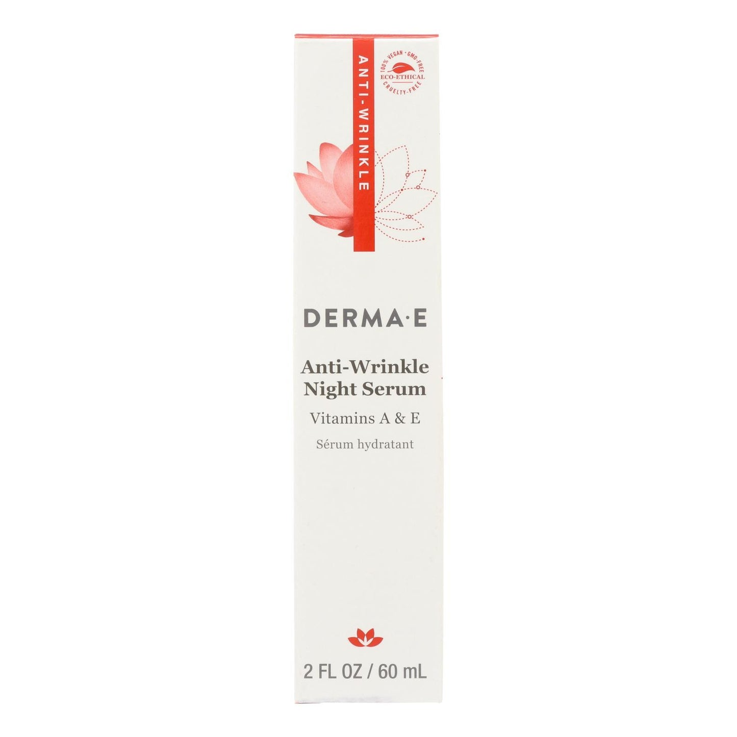 Derma E - Anti - Wrinkle Vitamin A Night Serum - 2 oz.
