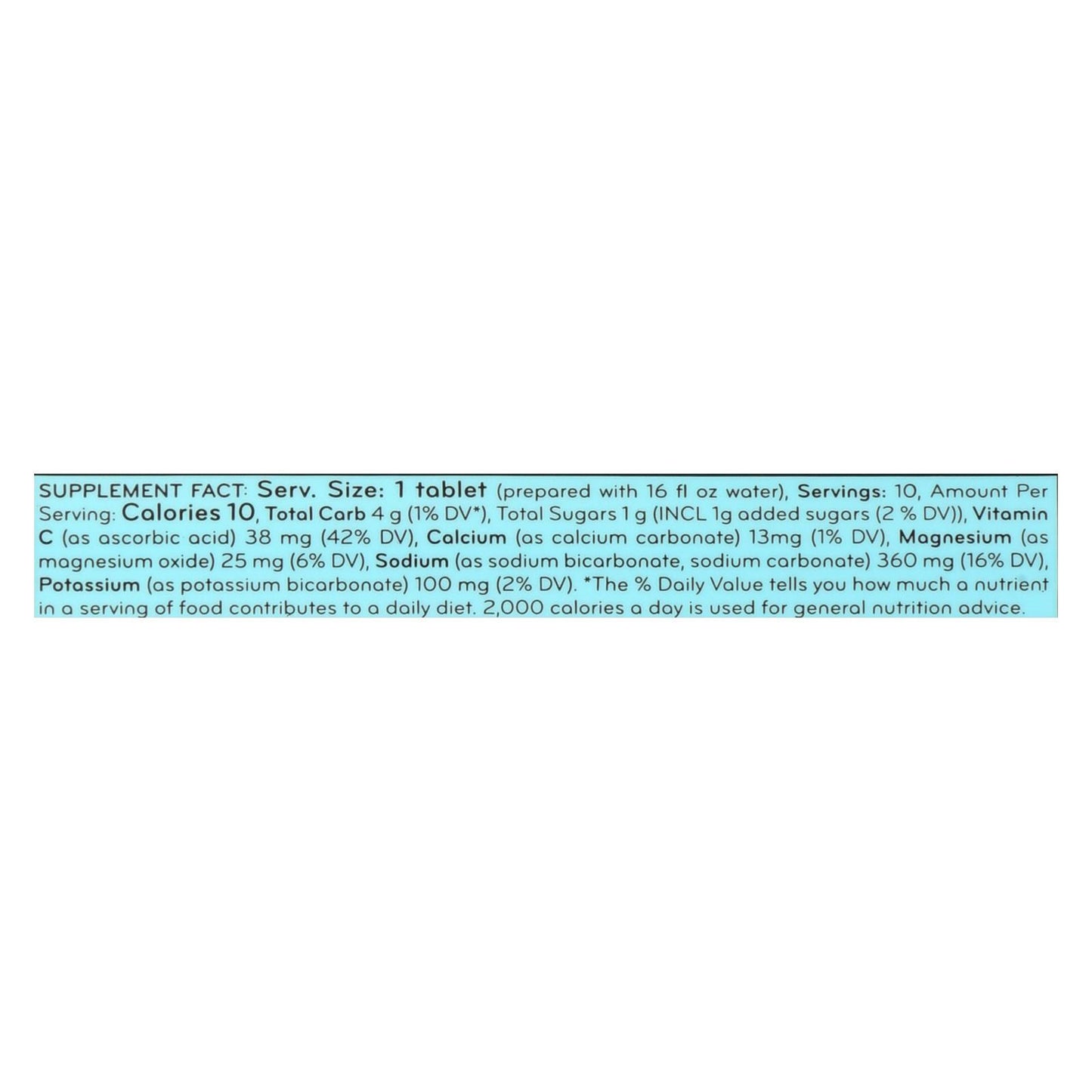 Nuun Hydration Drink Tab - Active - Tropical - 10 Tablets - Case of 8
