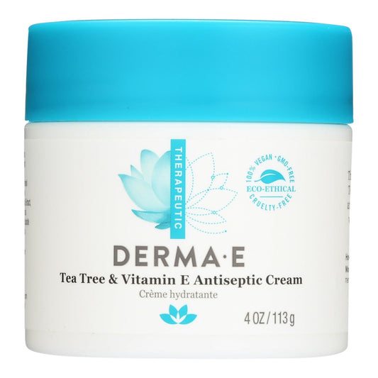 Derma E - Tea Tree and E Antiseptic Creme - 4 oz.