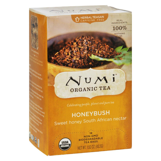 Numi Honeybush Bushman's Brew - 18 Tea Bags - Case of 6