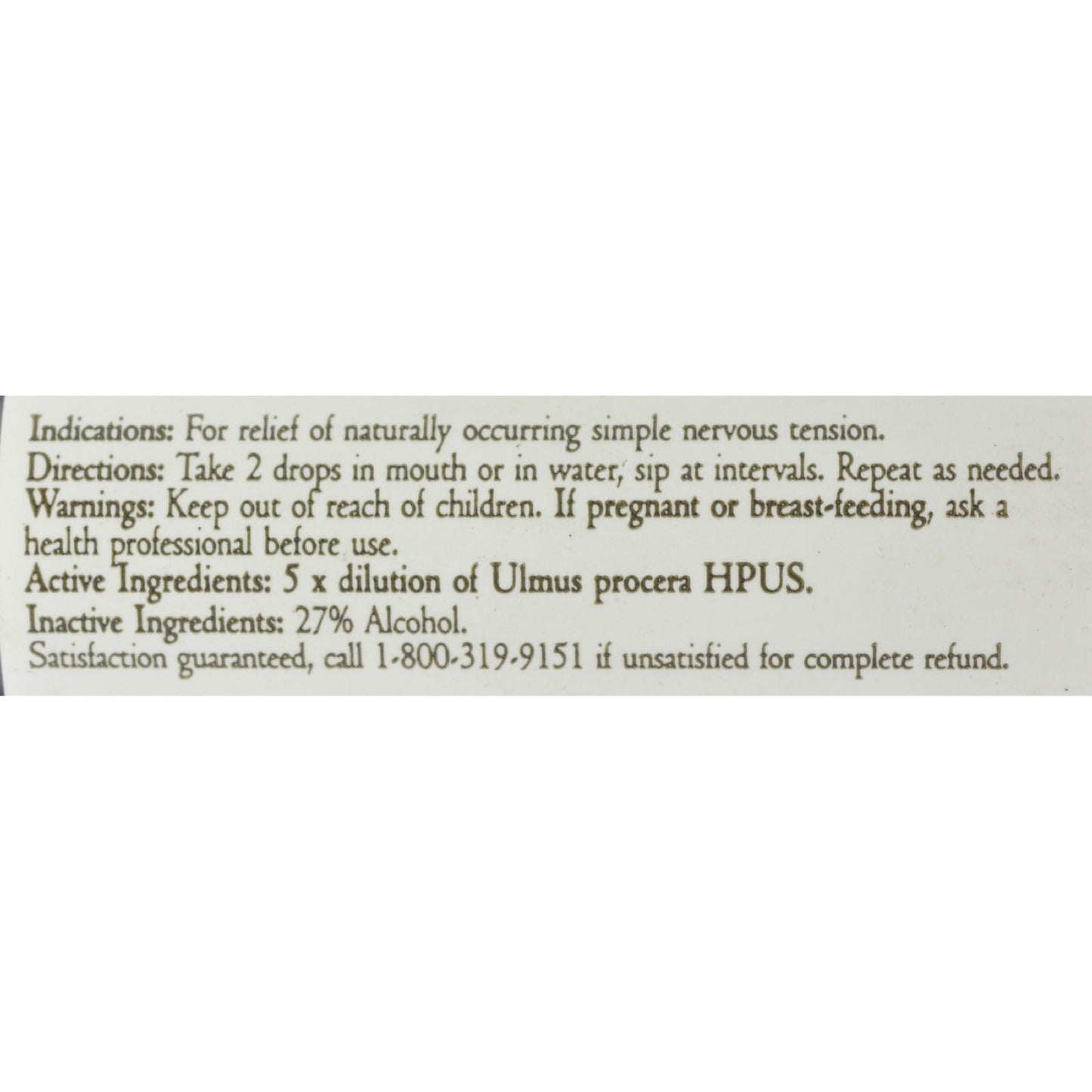 Bach Flower Remedies Essence Elm - 0.7 fl oz