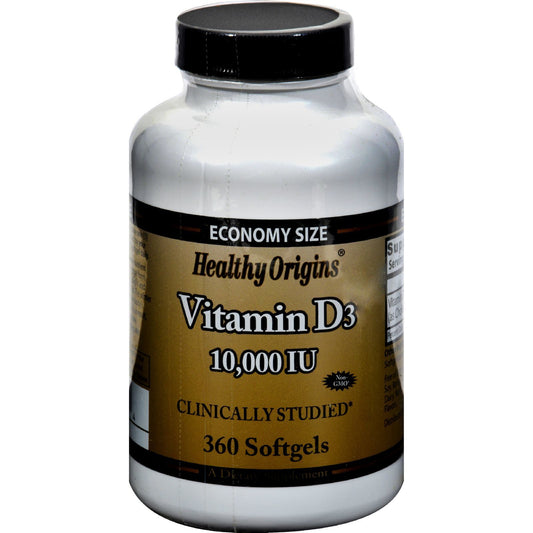 Healthy Origins Vitamin D3 - 10000 IU - 360 Softgels