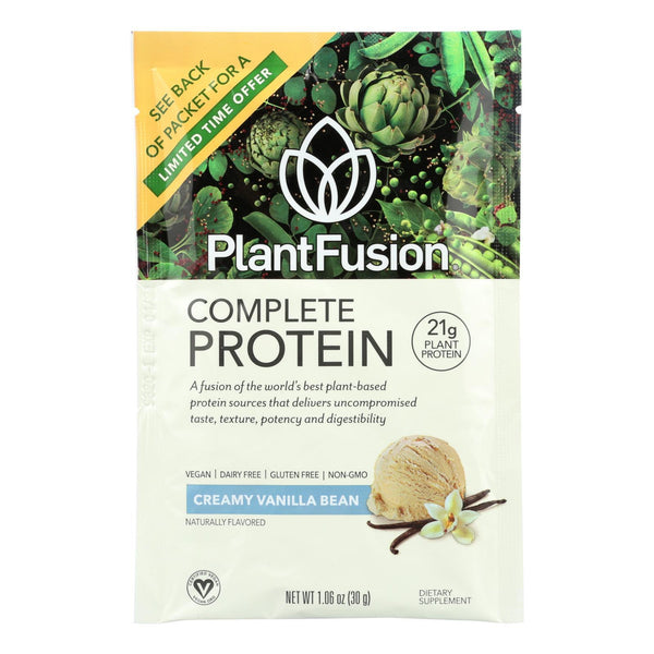 Plantfusion - Complete Protein - Vanilla Packets - Case of 12 - 30 Grams