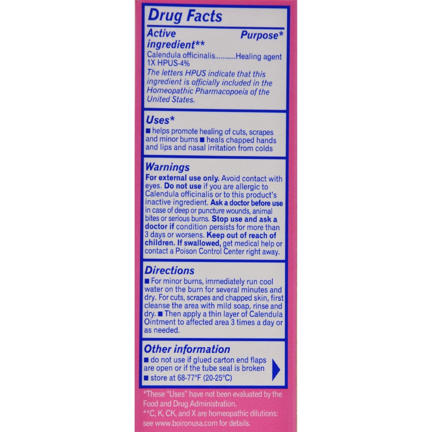 Boiron - Calendula Ointment - 1 oz