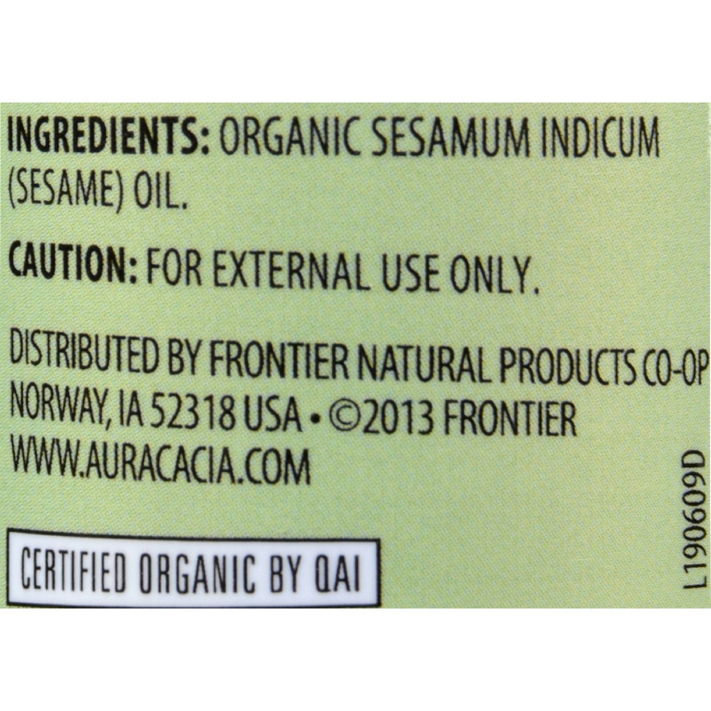 Aura Cacia - Organic Aromatherapy Sesame Oil - 4 fl oz