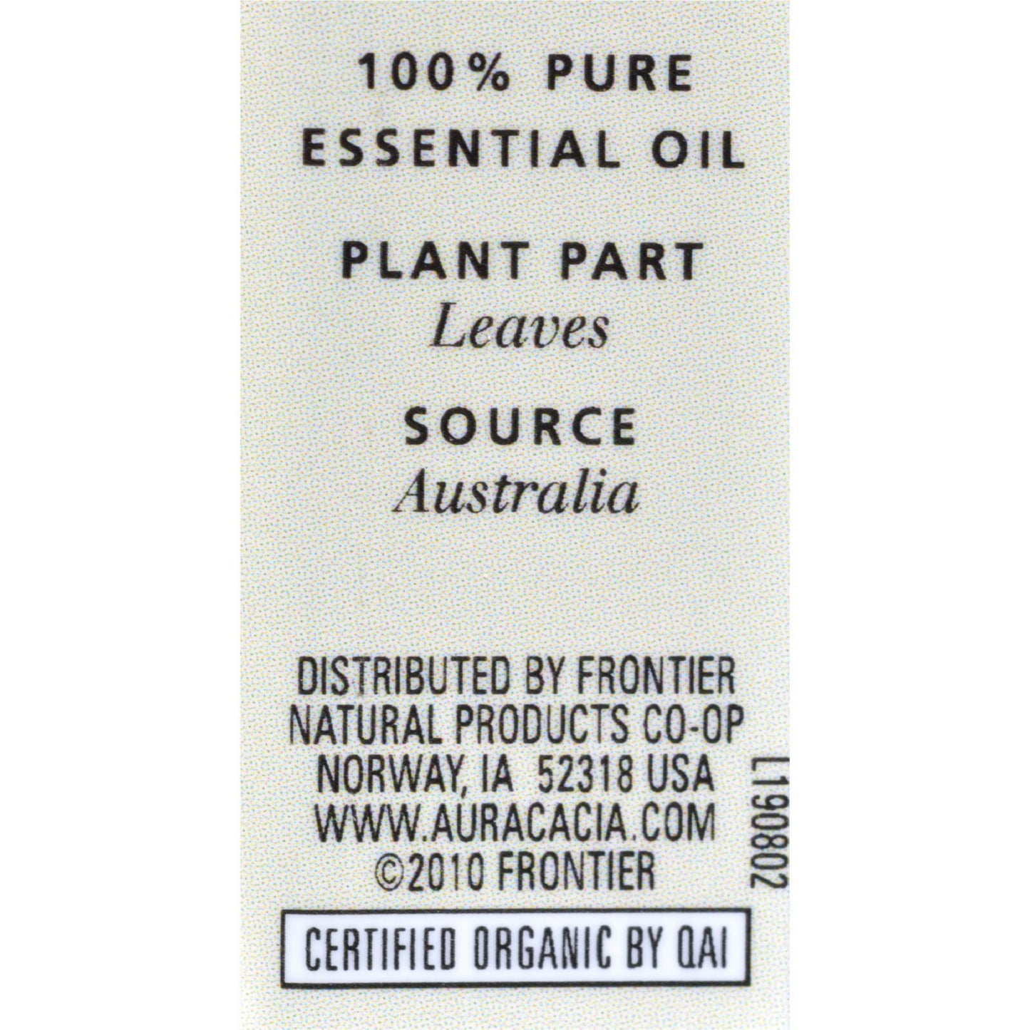 Aura Cacia - Organic Eucalyptus - .25 oz