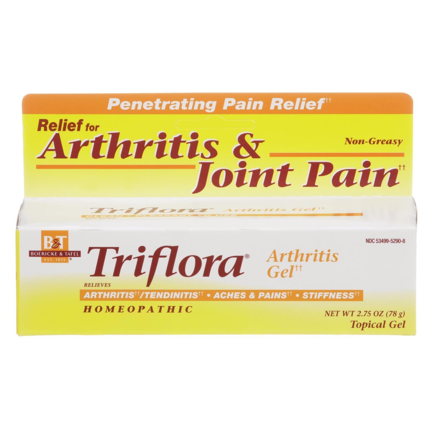 Boericke and Tafel - Triflora Arthritis Gel - 2.75 oz
