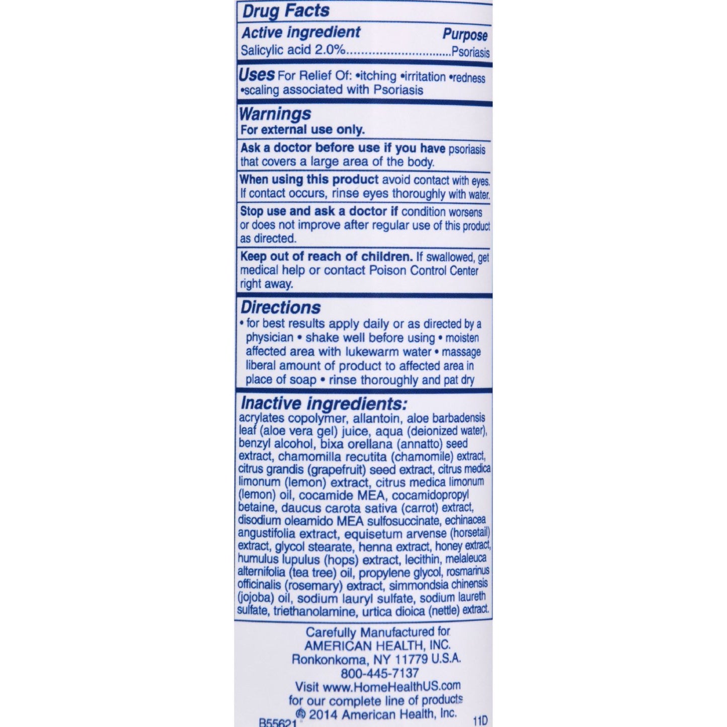 Home Health Psoriasil Medical Body Wash - 8 fl oz