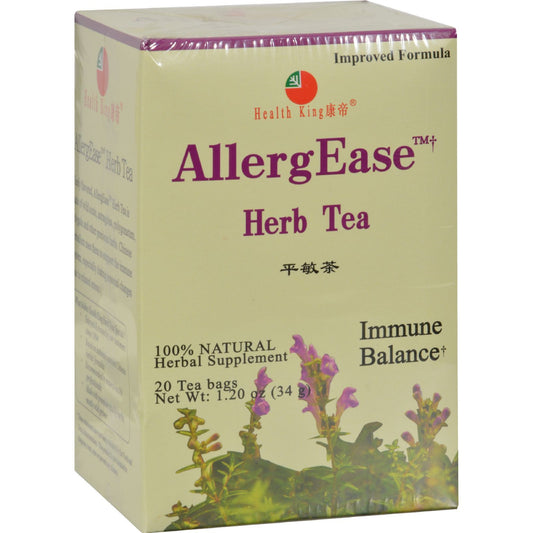 Health King AllergEase Herb Tea - 20 Tea Bags
