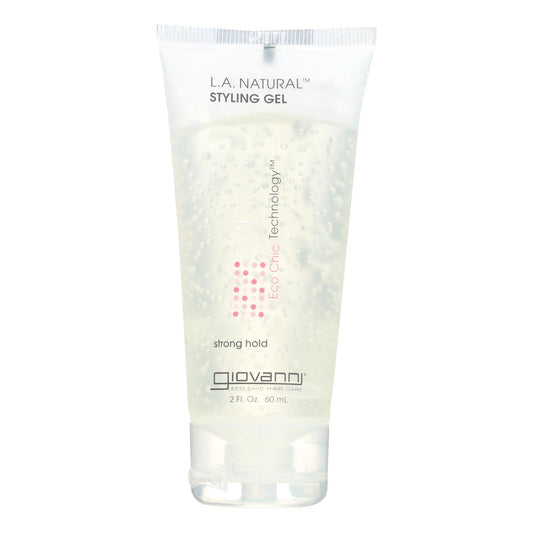 Giovanni L.A. Natural Styling Gel - 2 fl oz - Case of 12