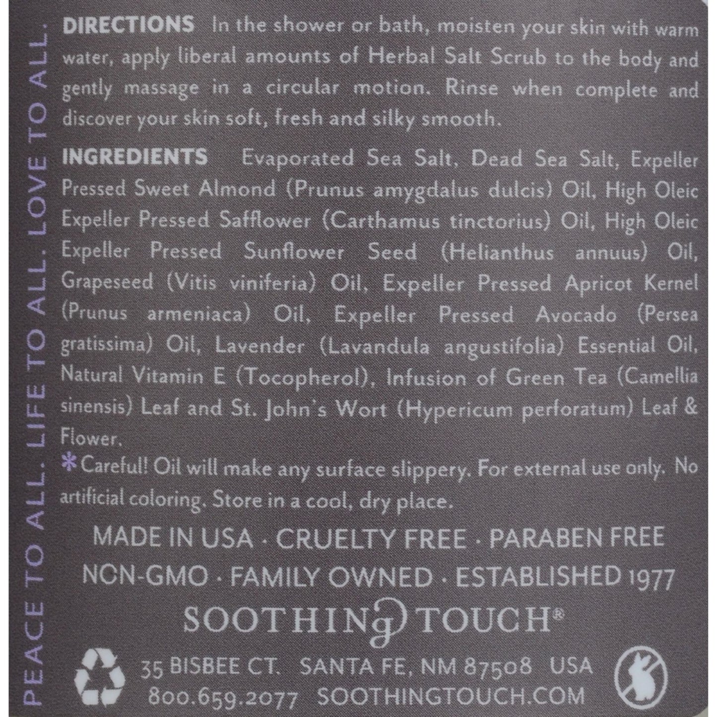 Soothing Touch Salt Scrub - Lavender - 20 oz