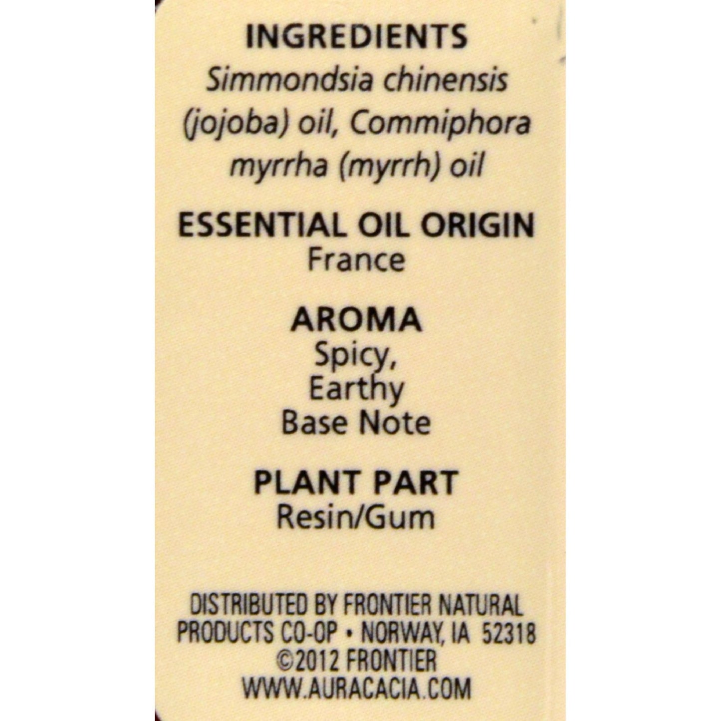 Aura Cacia - Myrrh in Jojoba Oil - 0.5 fl oz