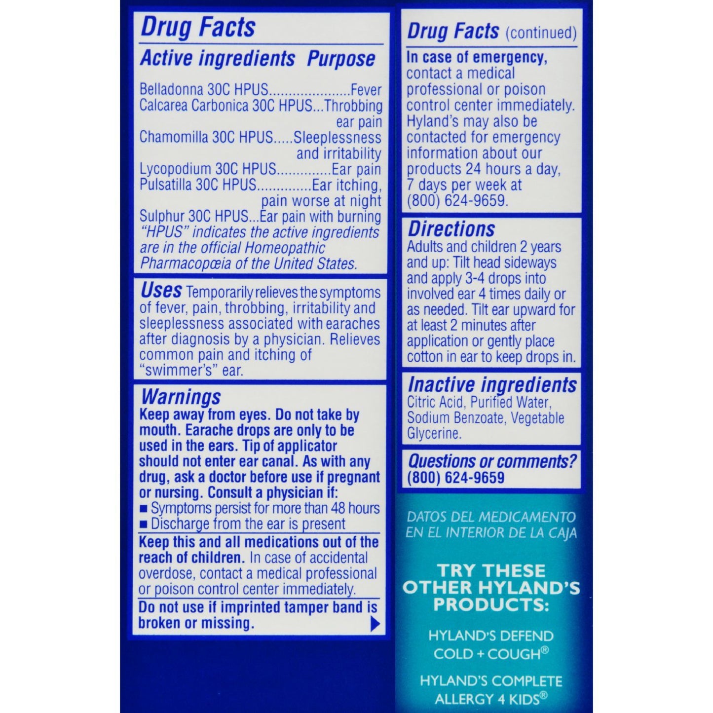 Hyland's Earache Drops - 0.33 fl oz