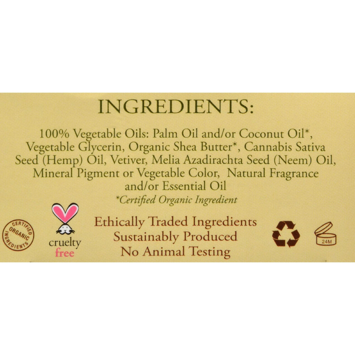 Nubian Heritage Bar Soap Indian Hemp And Haitian Vetiver - 5 oz