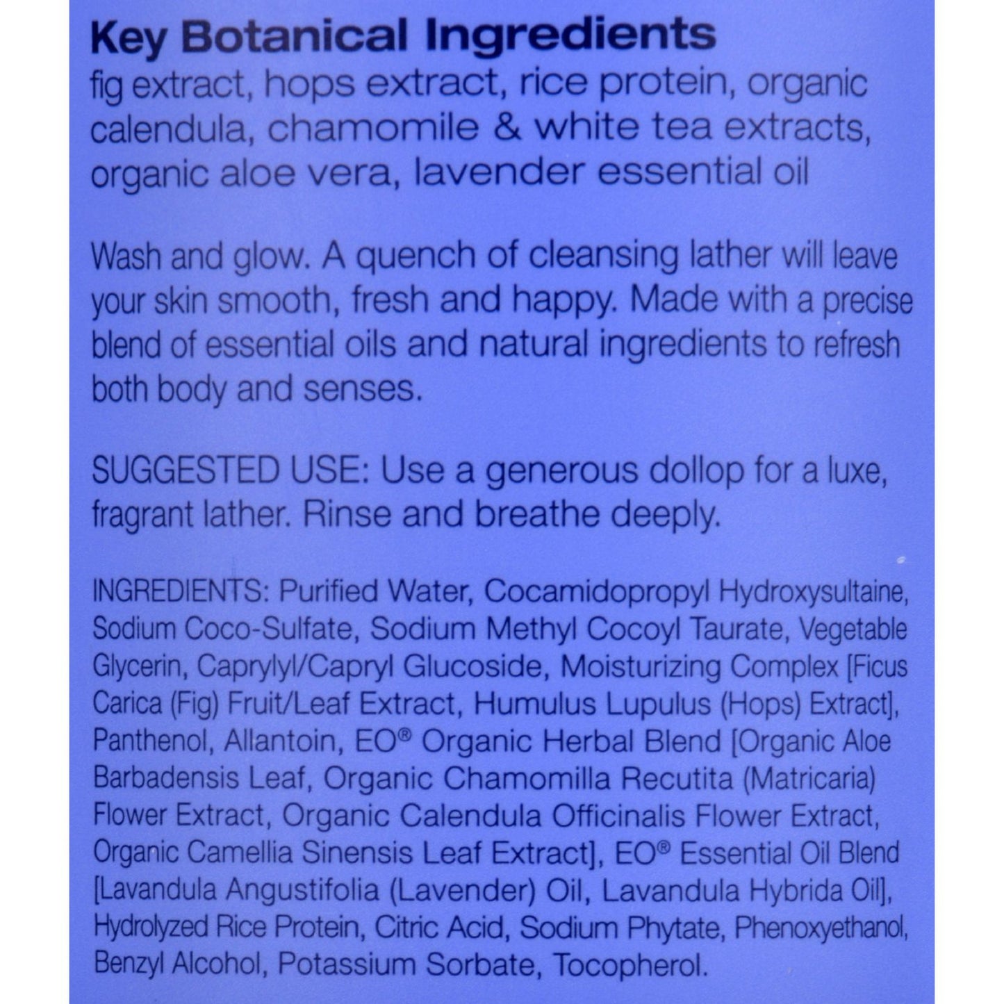EO Products - Shower Gel Soothing French Lavender - 16 fl oz