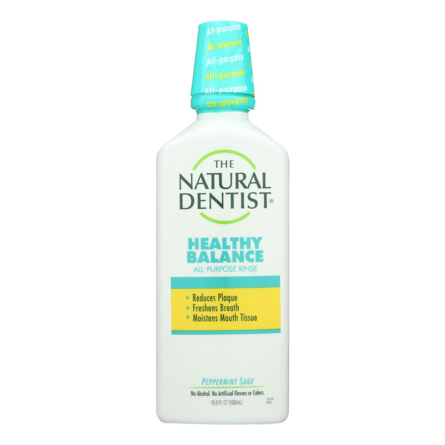 Natural Dentist Healthy Balance All Purpose Rinse Peppermint Sage - 16 fl oz