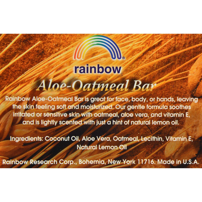 Rainbow Research Bar Soap Aloe Oatmeal - 4 oz
