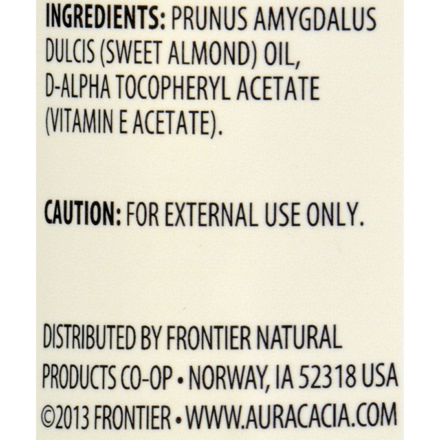 Aura Cacia - Natural Skin Care Oil Sweet Almond - 16 fl oz