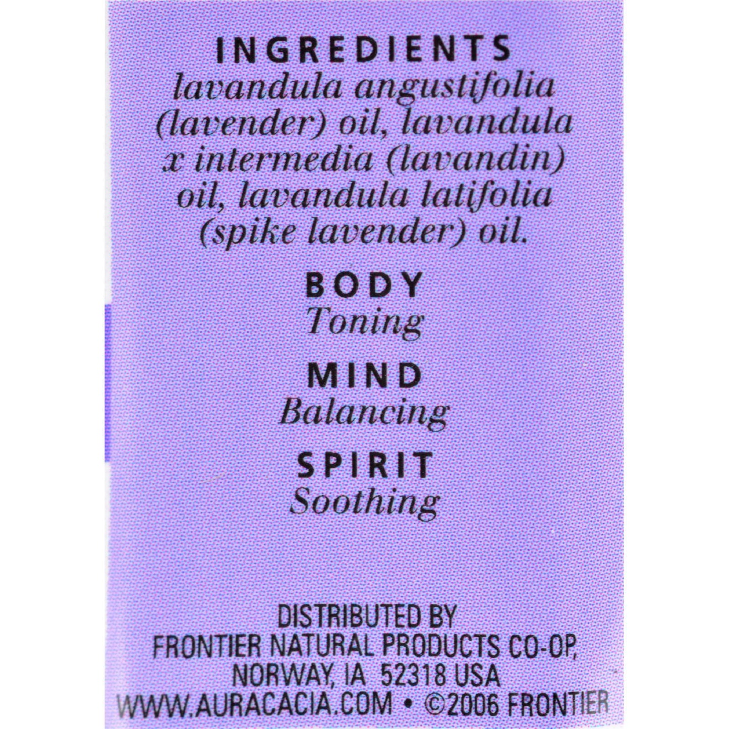 Aura Cacia - Pure Essential Oil Lavender Harvest - 0.5 fl oz