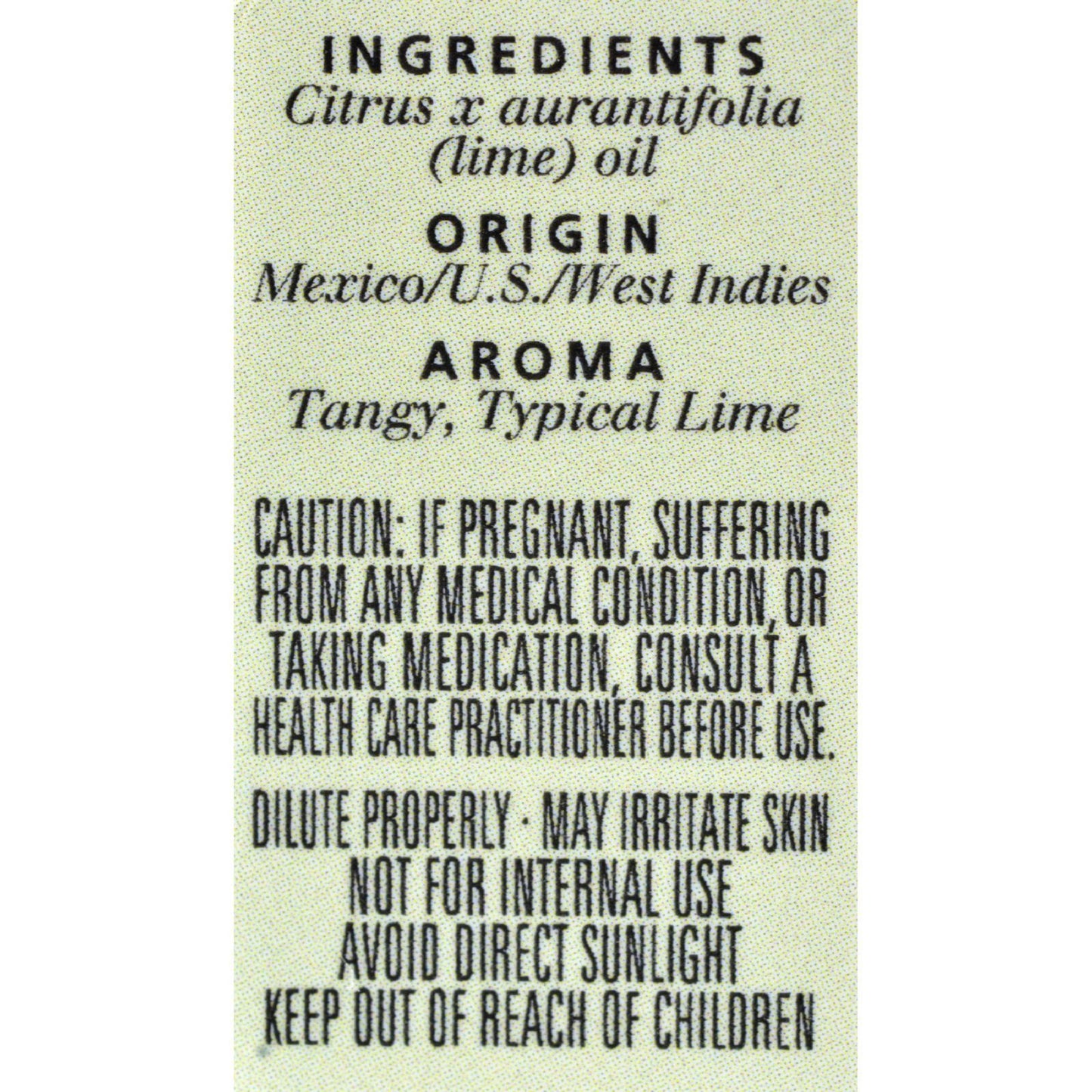 Aura Cacia - Pure Essential Oil Lime - 0.5 fl oz