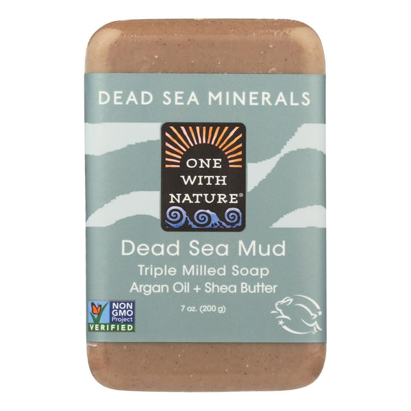 One With Nature Dead Sea Mineral Dead Sea Mud Soap - 7 oz