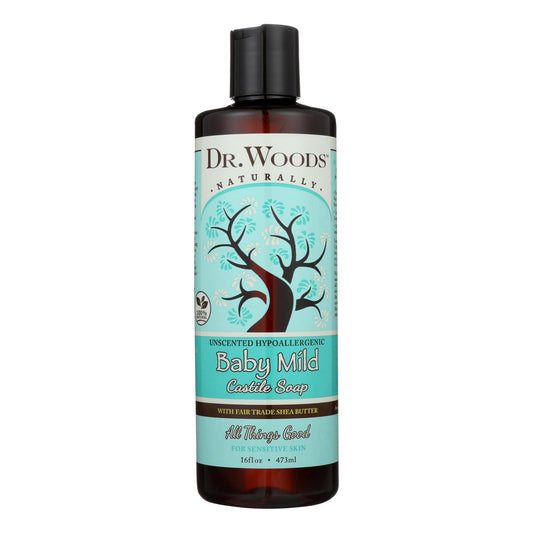 Dr. Woods Shea Vision Pure Castile Soap Baby Mild with Organic Shea Butter - 16 fl oz