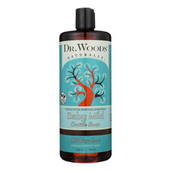 Dr. Woods Naturals Castile Soap - Baby Mild - Case of 1 - 32 oz.