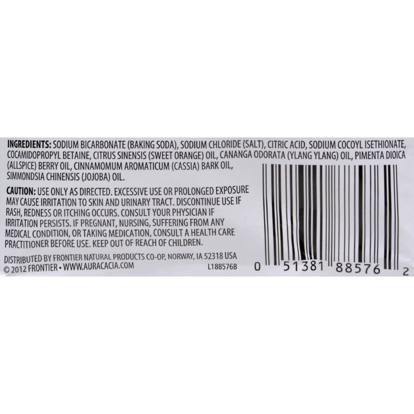 Aura Cacia - Foam Bath Sensual Cinnamon and Ylang Ylang - 2.5 oz - Case of 6