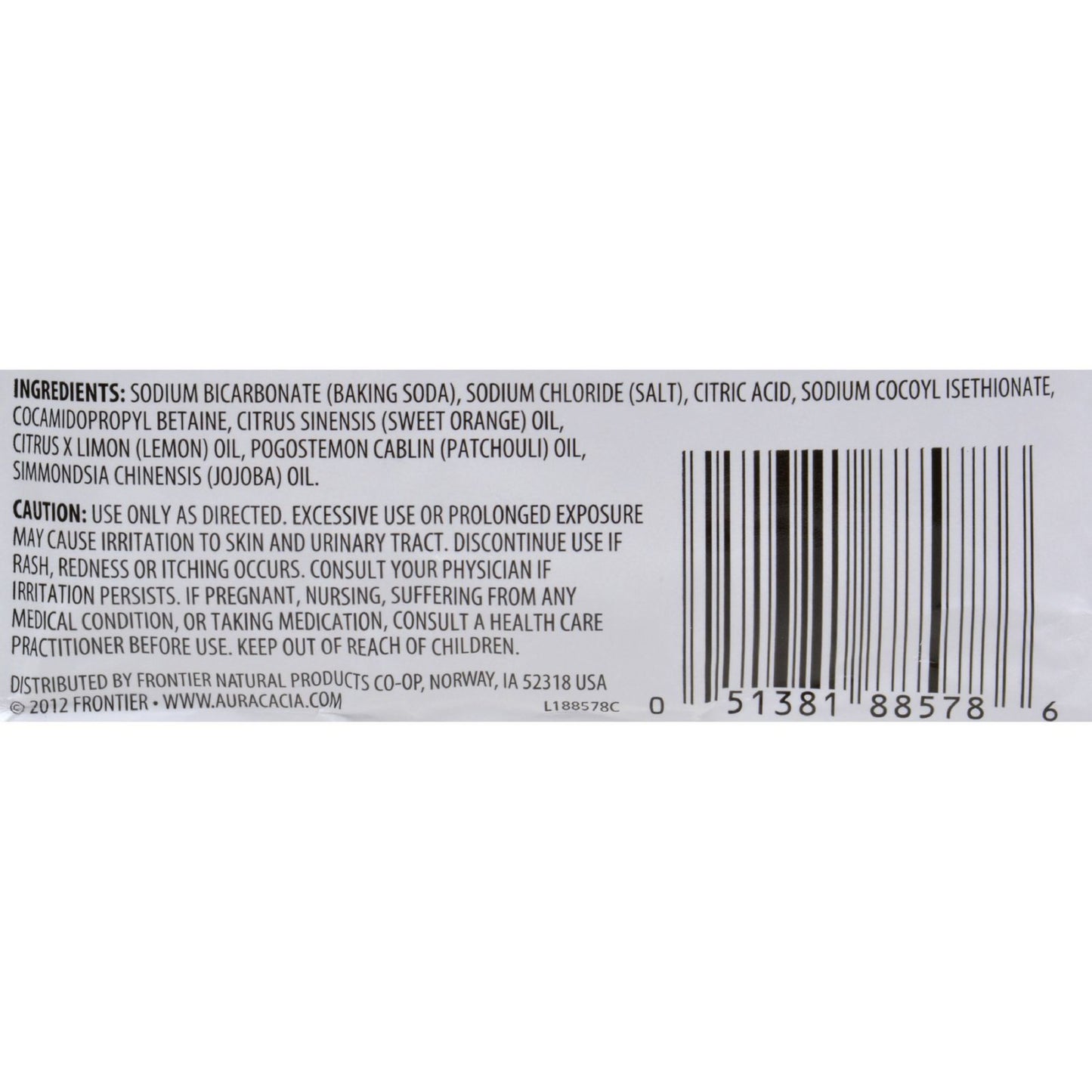 Aura Cacia - Foam Bath Peaceful Patchouli and Sweet Orange - 2.5 oz - Case of 6