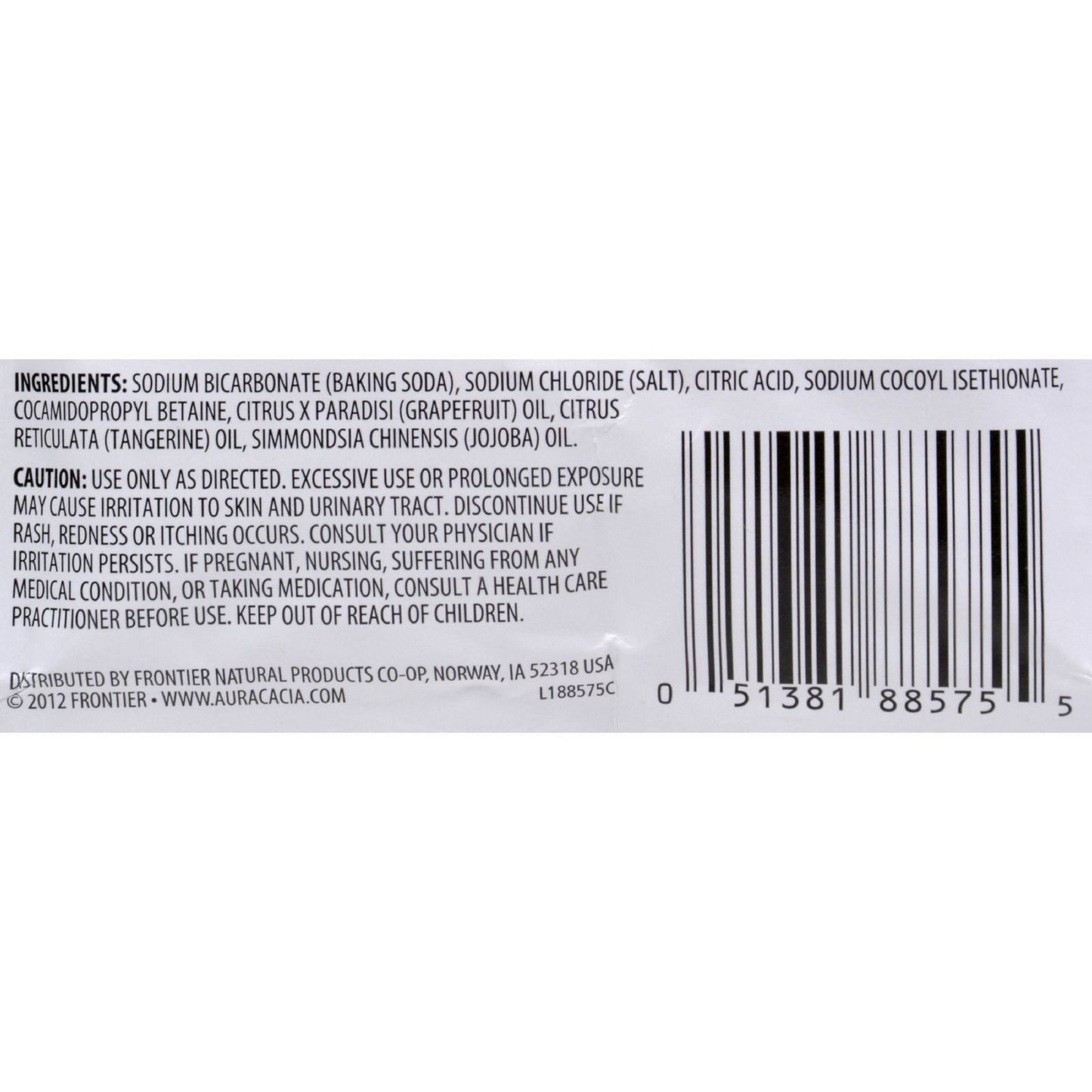 Aura Cacia - Foam Bath Refeshing Tangerine and Grapefruit - 2.5 oz - Case of 6