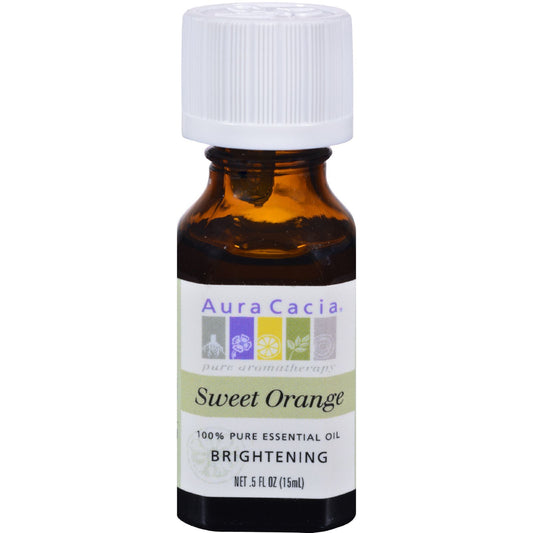 Aura Cacia - Essential Oil Sweet Orange - 0.5 fl oz